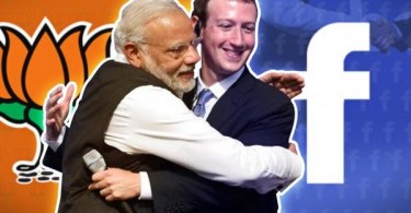Is Facebook Supports Ruling BJP in India?