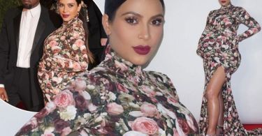 Kim Kardashian Dresses for Halloween as Herself in Met Gala